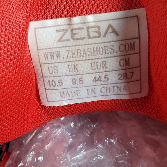 Zeba Men's Hands-Free Sneacker Cosmic Black Knit and Leather Size 10.5 - Picture 12 of 12